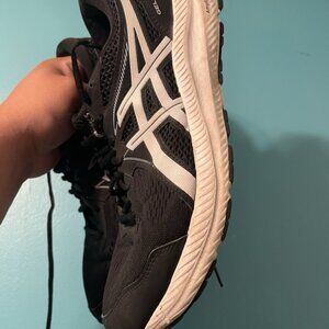 Asics Gel-Contend 7 Black/White Athletic Shoes Men's extra wide 12 no box